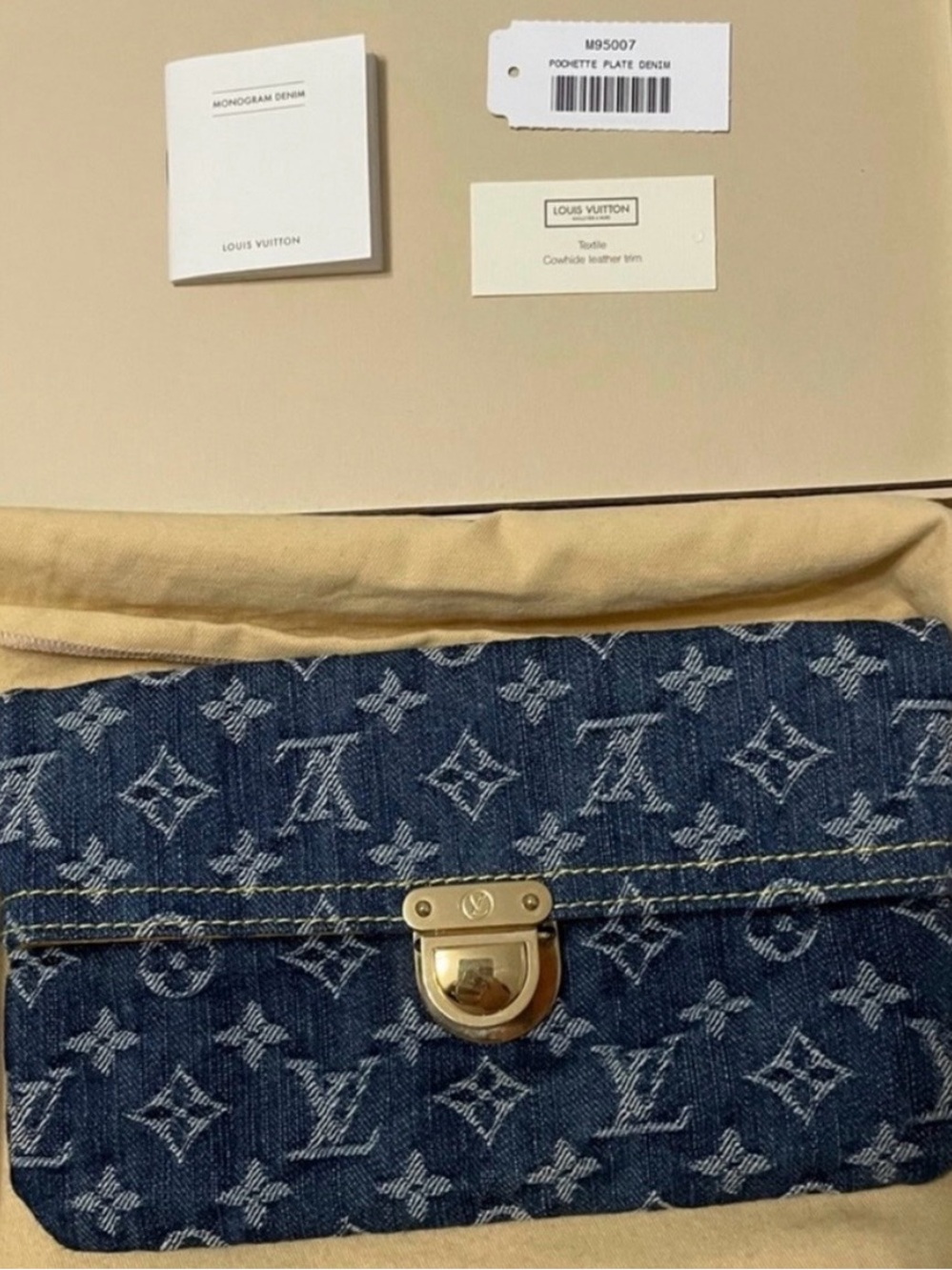 Louis Vuitton Monogram Denim Pochette
